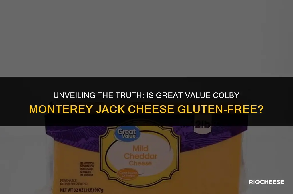 is great value colby monterey jack cheese gluten free