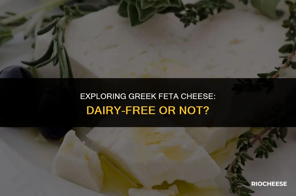 is greek feta cheese dairy free