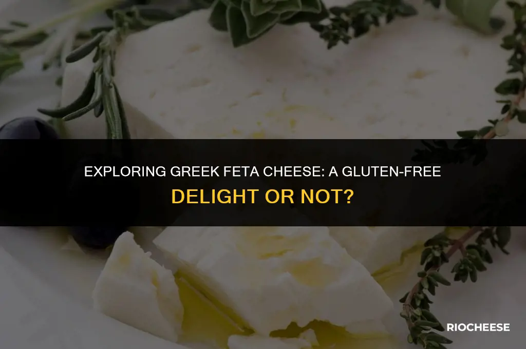 is greek feta cheese gluten free