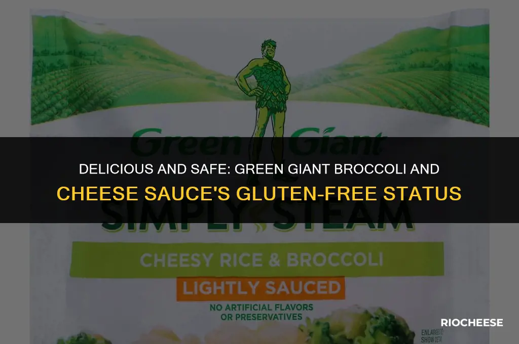 is green giant broccoli and cheese sauce gluten free
