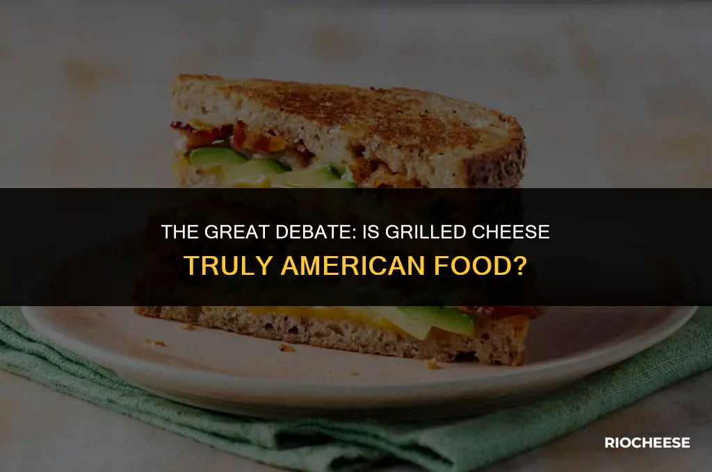 is grilled cheese american food