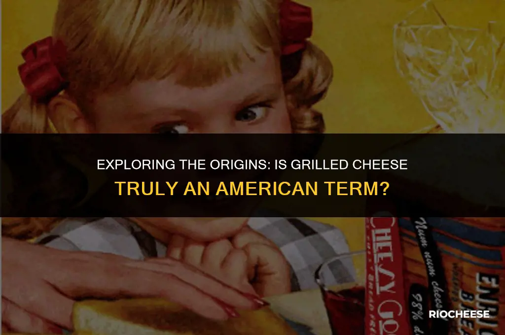 is grilled cheese an american term