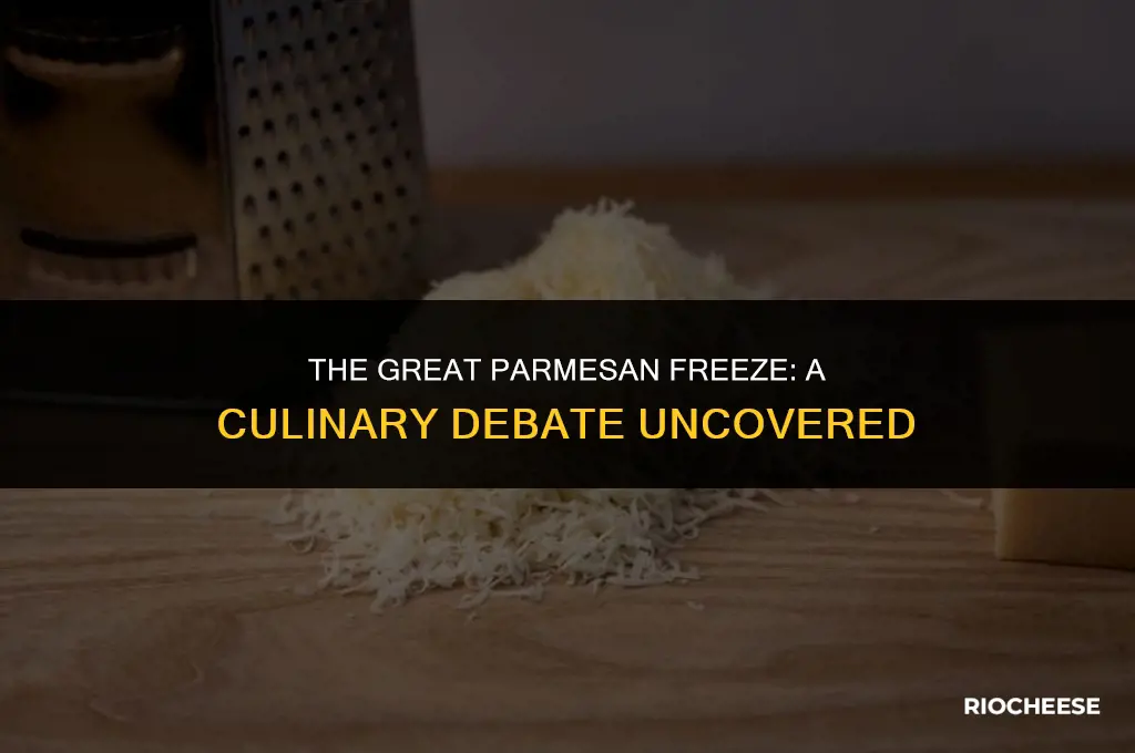 is it better to freeze parmesan cheese