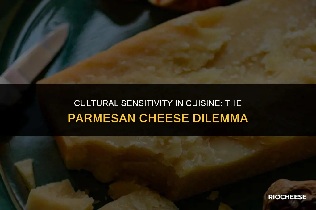 is it offensive to ask fur parmesan cheese