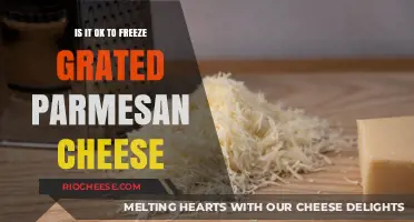 Parmesan Cheese Storage: Freezing Grated Parmesan - Yes or No?