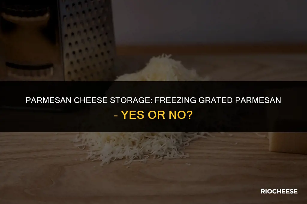 is it ok to freeze grated parmesan cheese