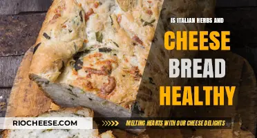 Exploring the Nutritional Value of Italian Herbs and Cheese Bread