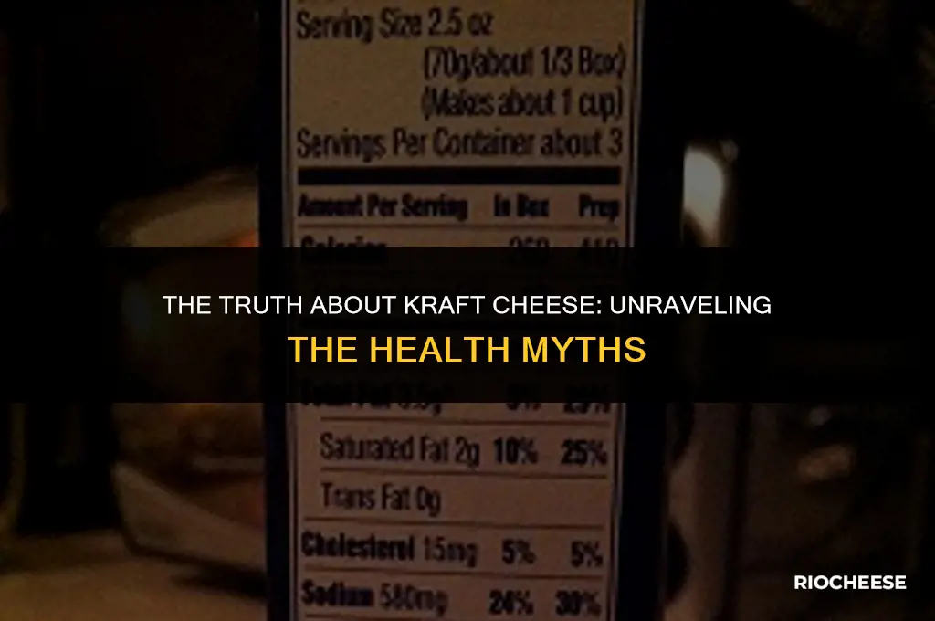 is kraft cheese bad for you