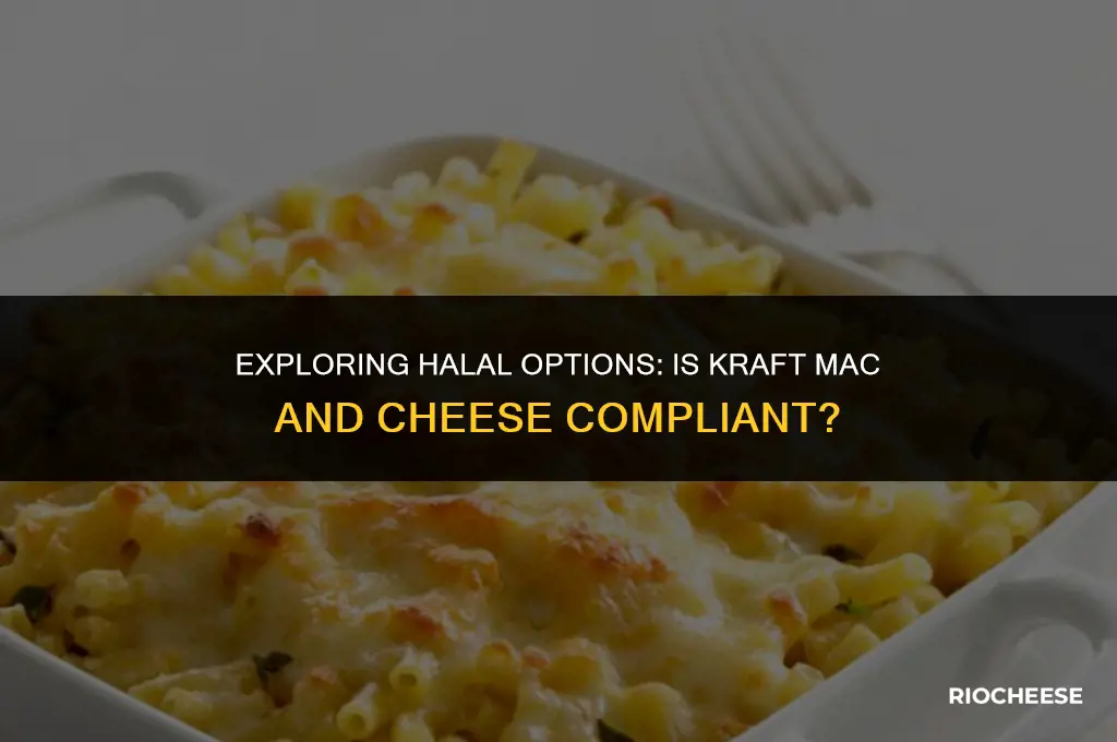 is kraft mac and cheese halal