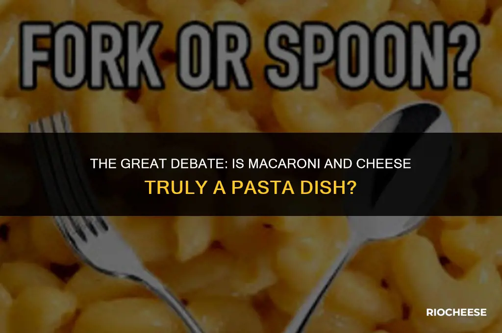is macaroni and cheese a pasta