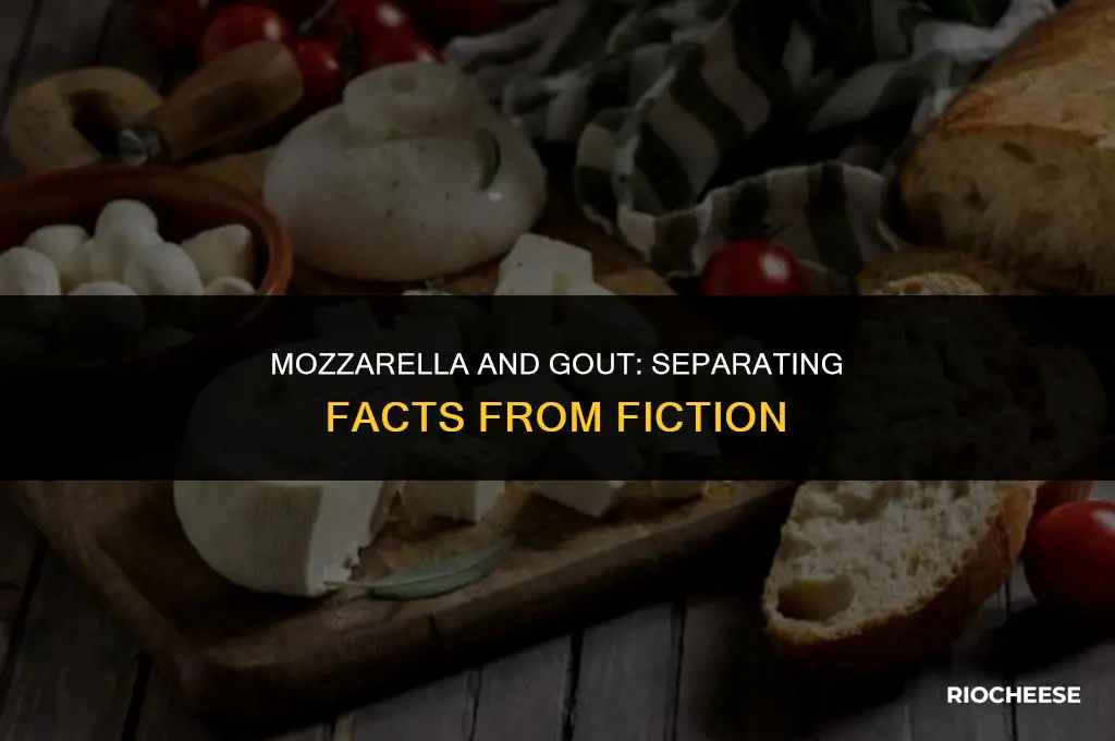 is mozzarella cheese bad for gout