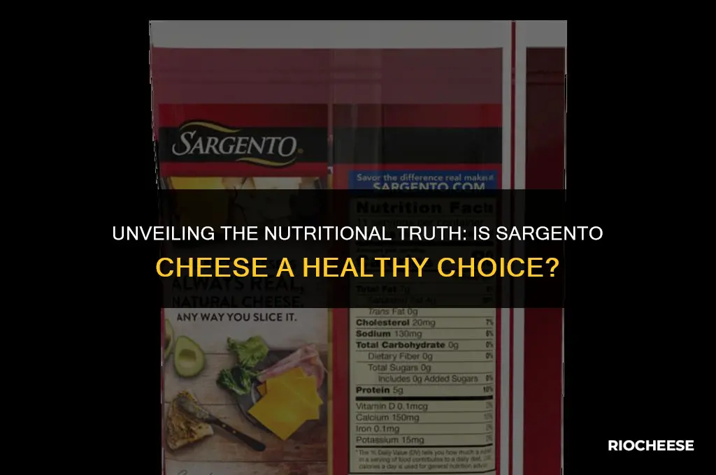 is sargento cheese healthy