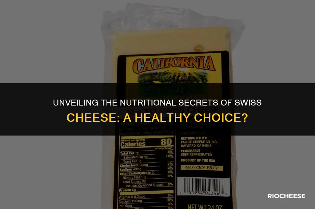 is swiss cheese healthy for you