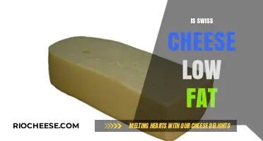 Exploring the Nutritional Benefits of Swiss Cheese: A Low-Fat Option?