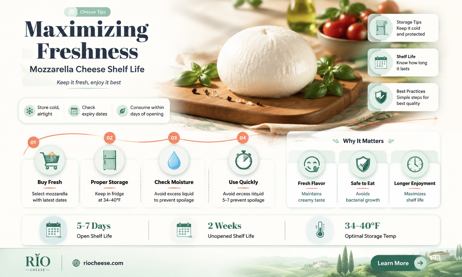 how long does fresh mozzarella cheese last