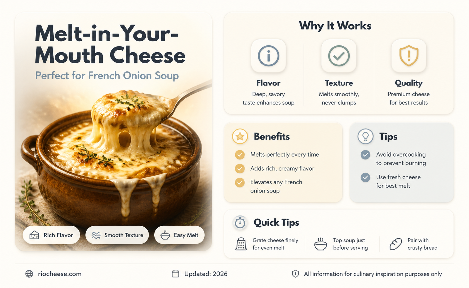 what is the best cheese for french onion soup