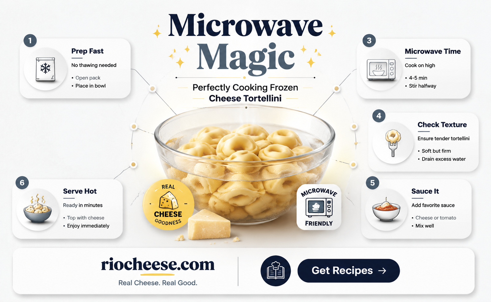 how to cook frozen cheese tortellini in the microwave
