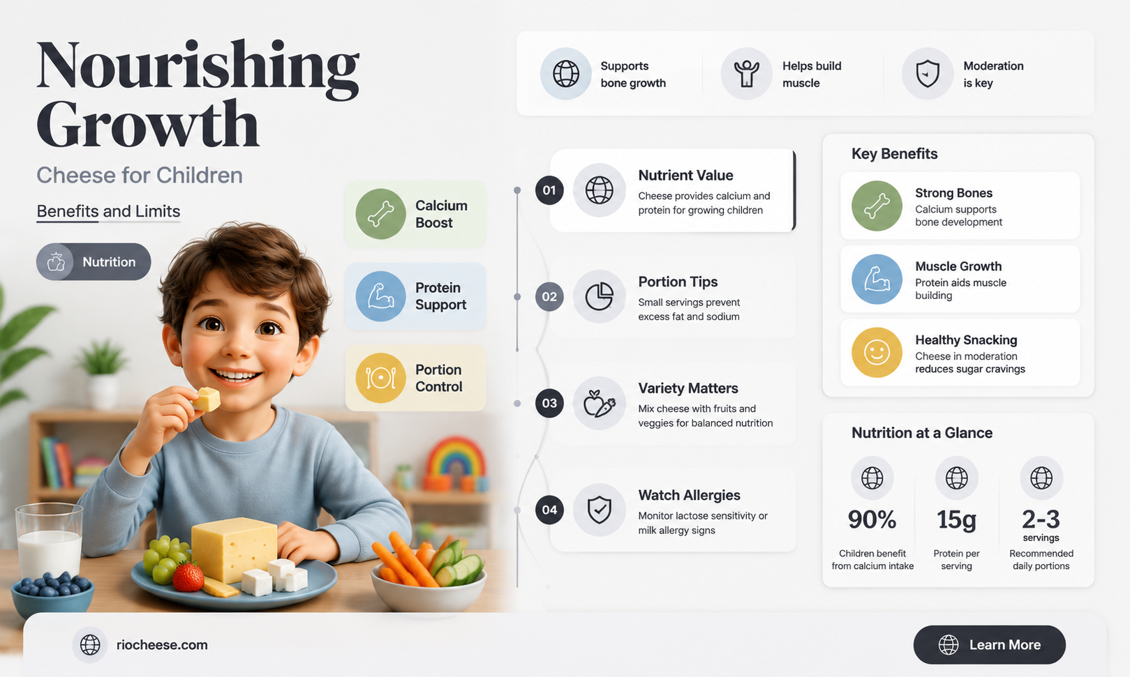 is cheese good for child