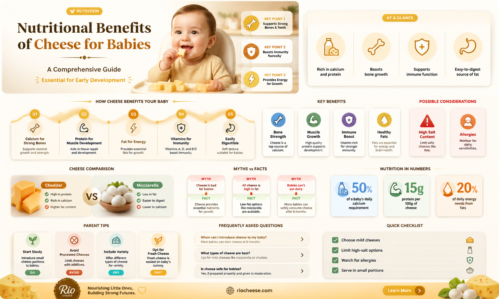 is cheese good for babies