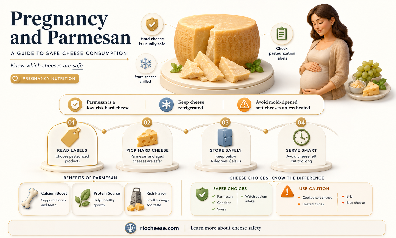 is cultured parmesan cheese safe during pregnancy