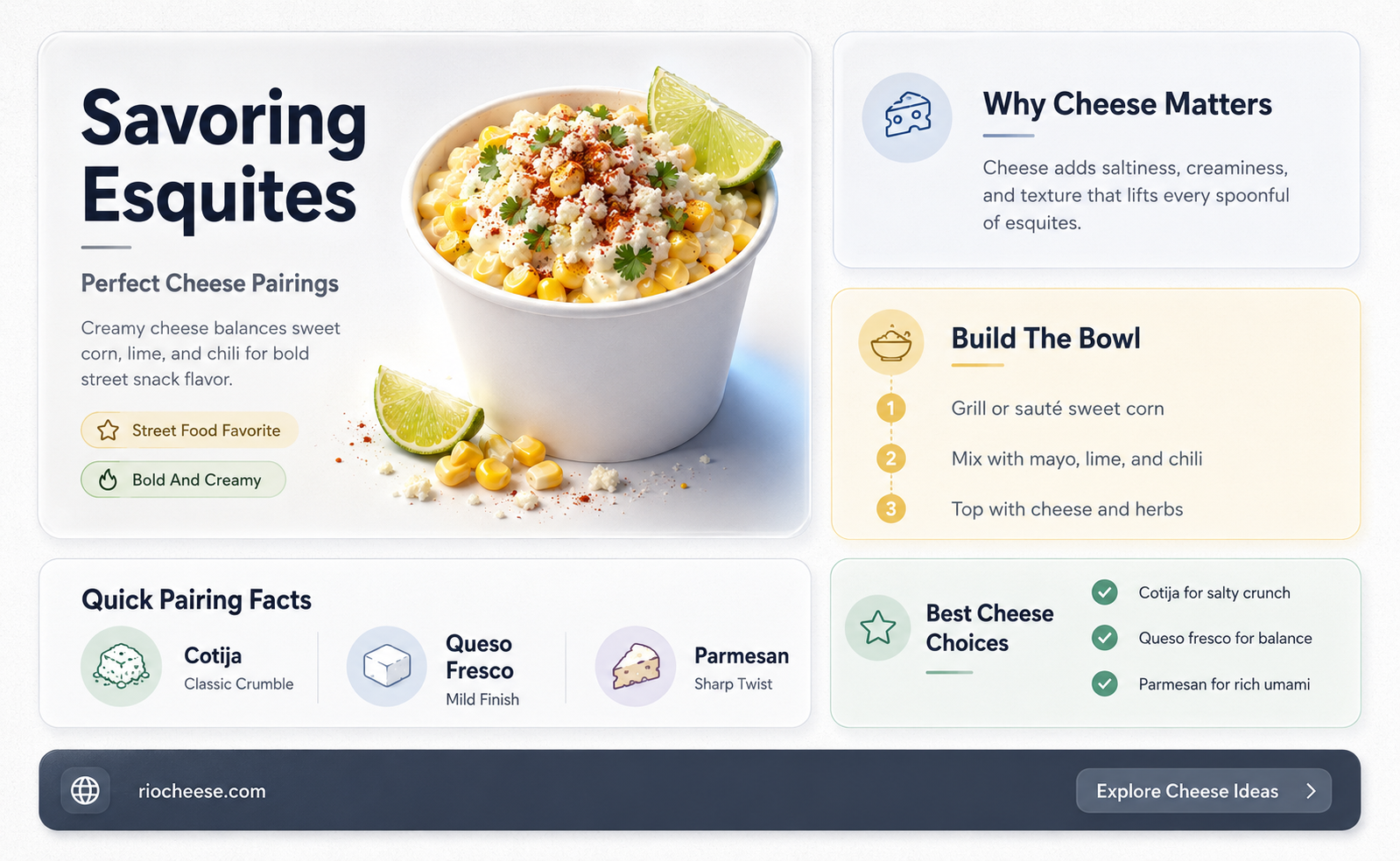 what kind of cheese goes on esquites