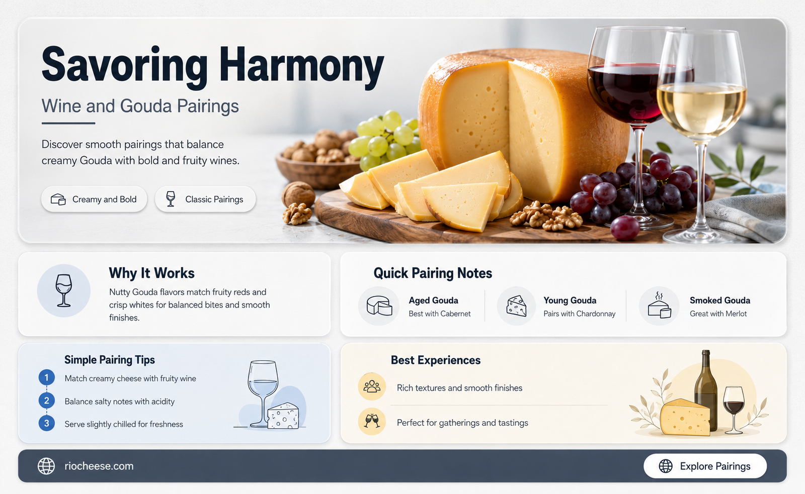 what wine pairs with gouda cheese