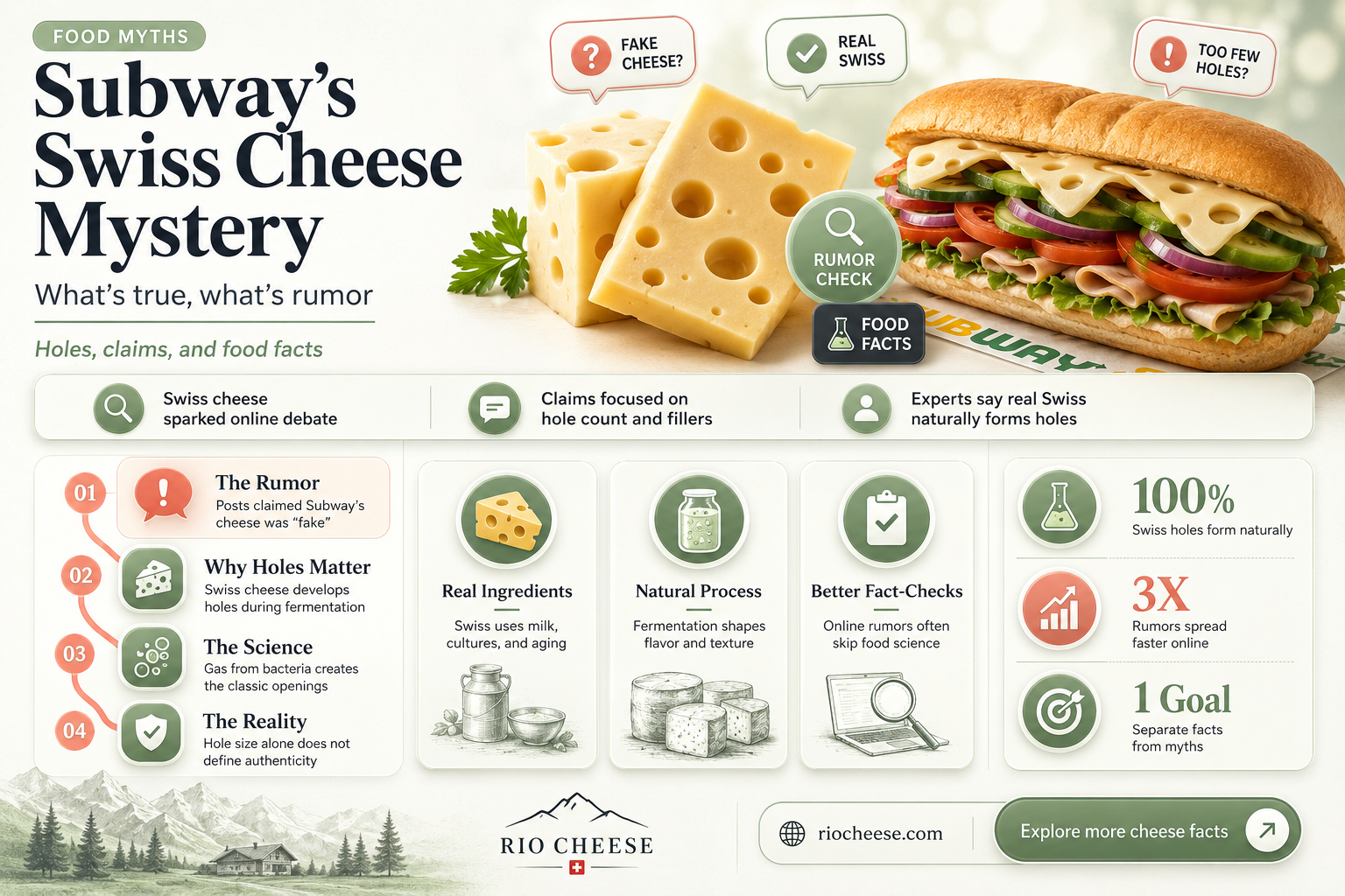 does subway have swiss cheese