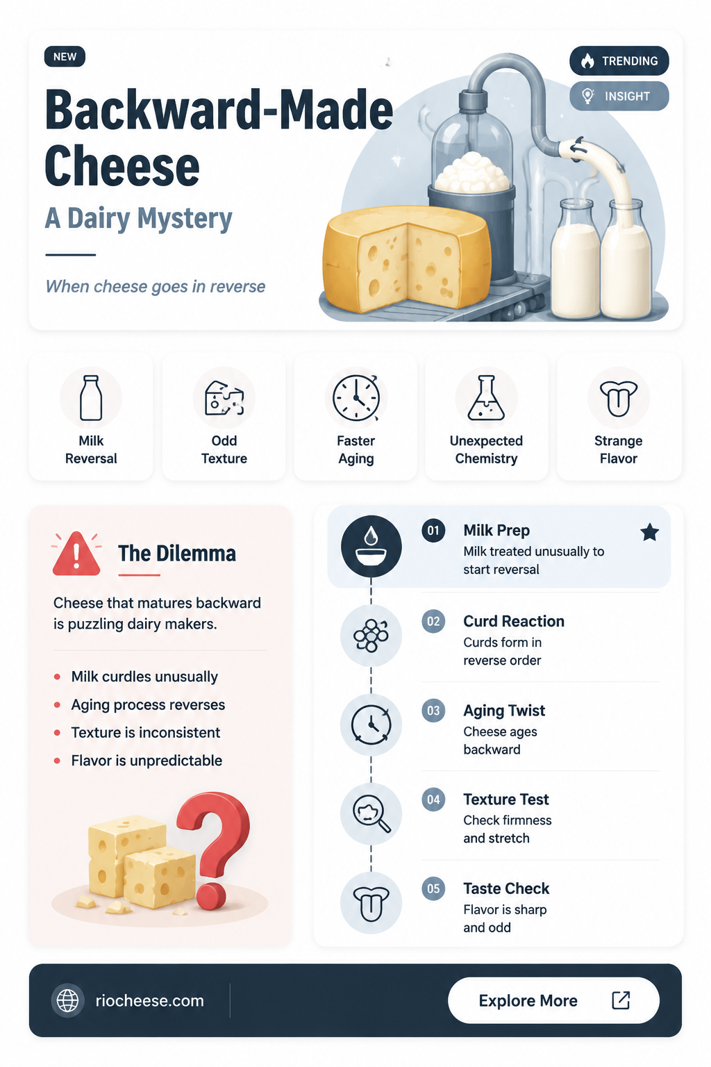 what kind of cheese is made backward