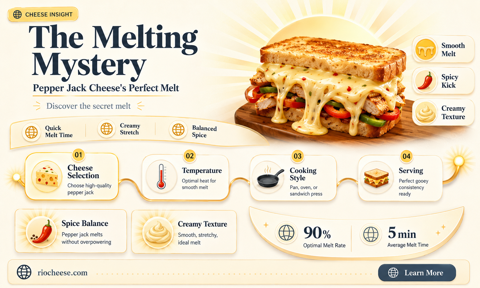 does pepper jack cheese melt