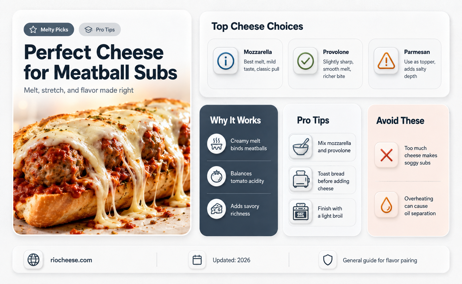 what kind of cheese for meatball subs