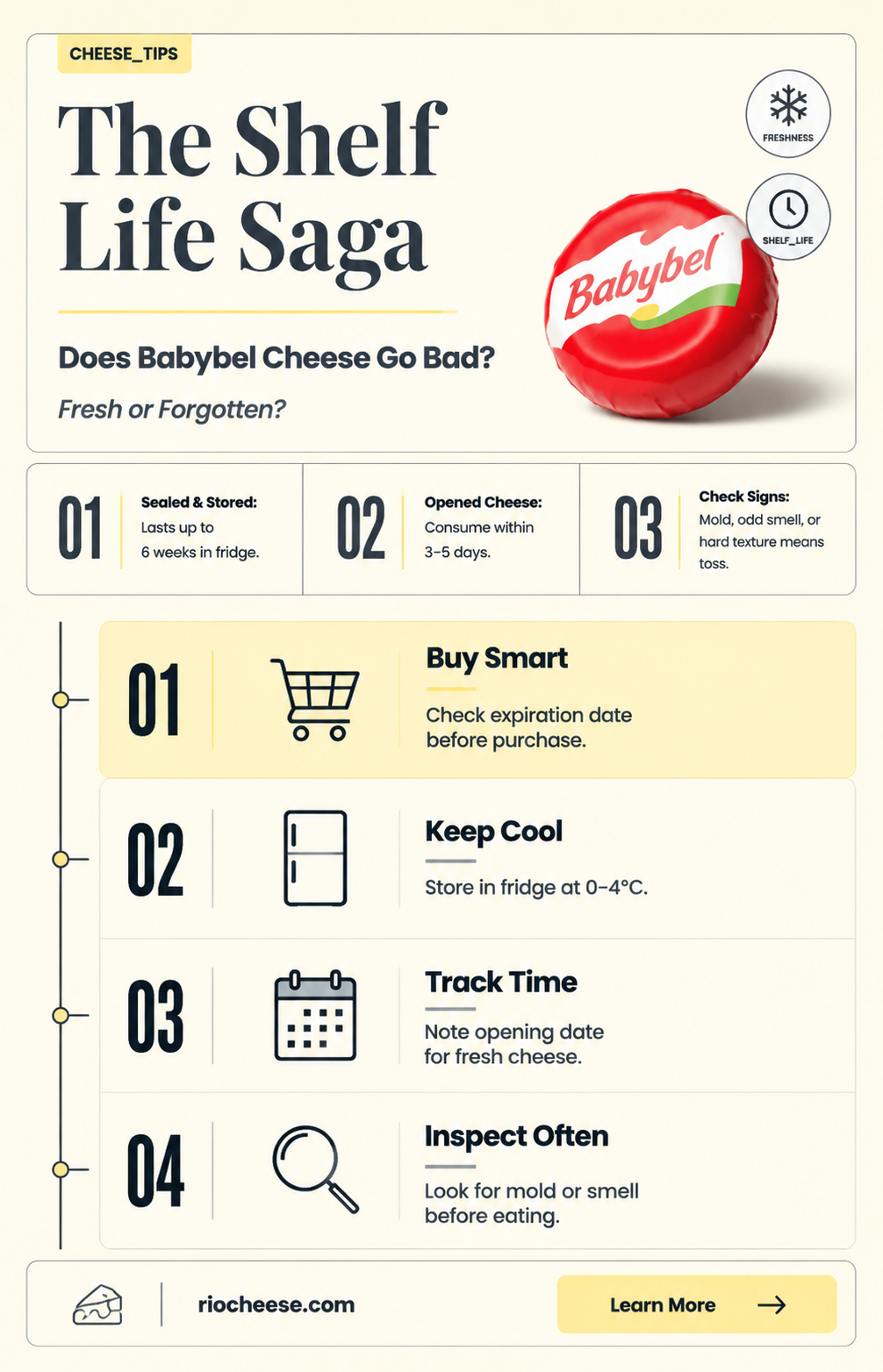 does babybel cheese go bad