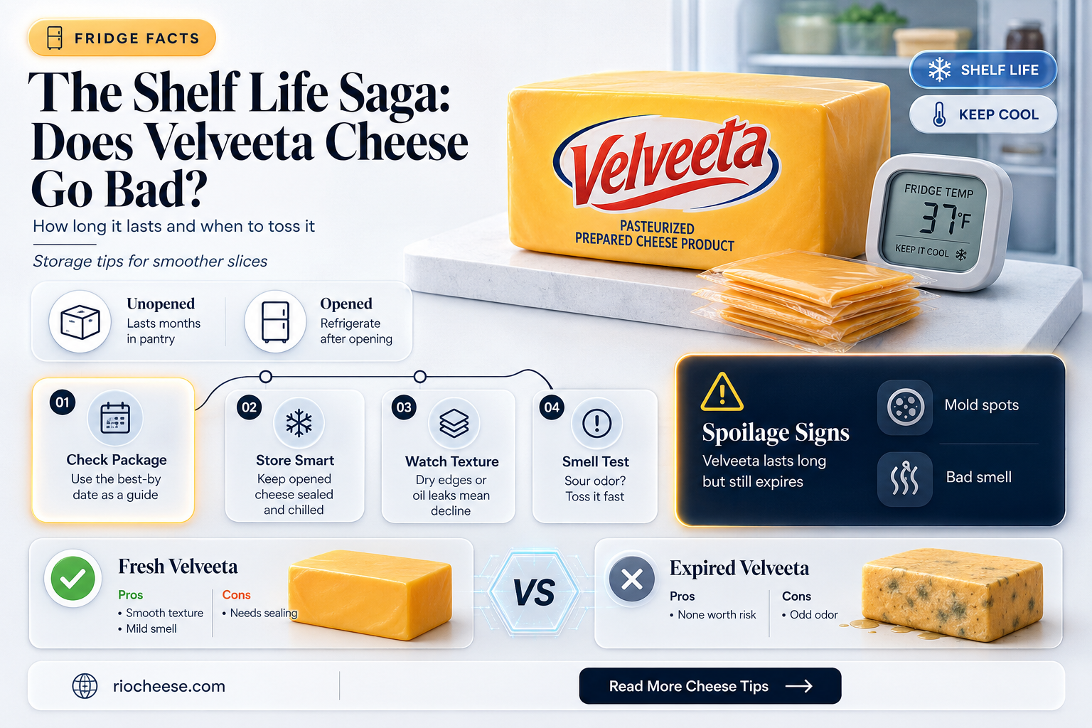 does velveeta cheese go bad