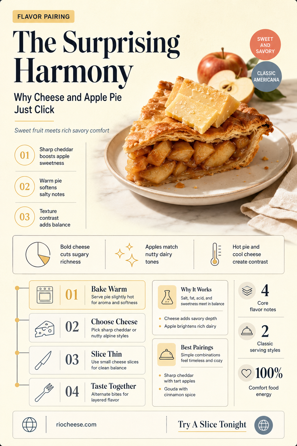 why do people put cheese on apple pie
