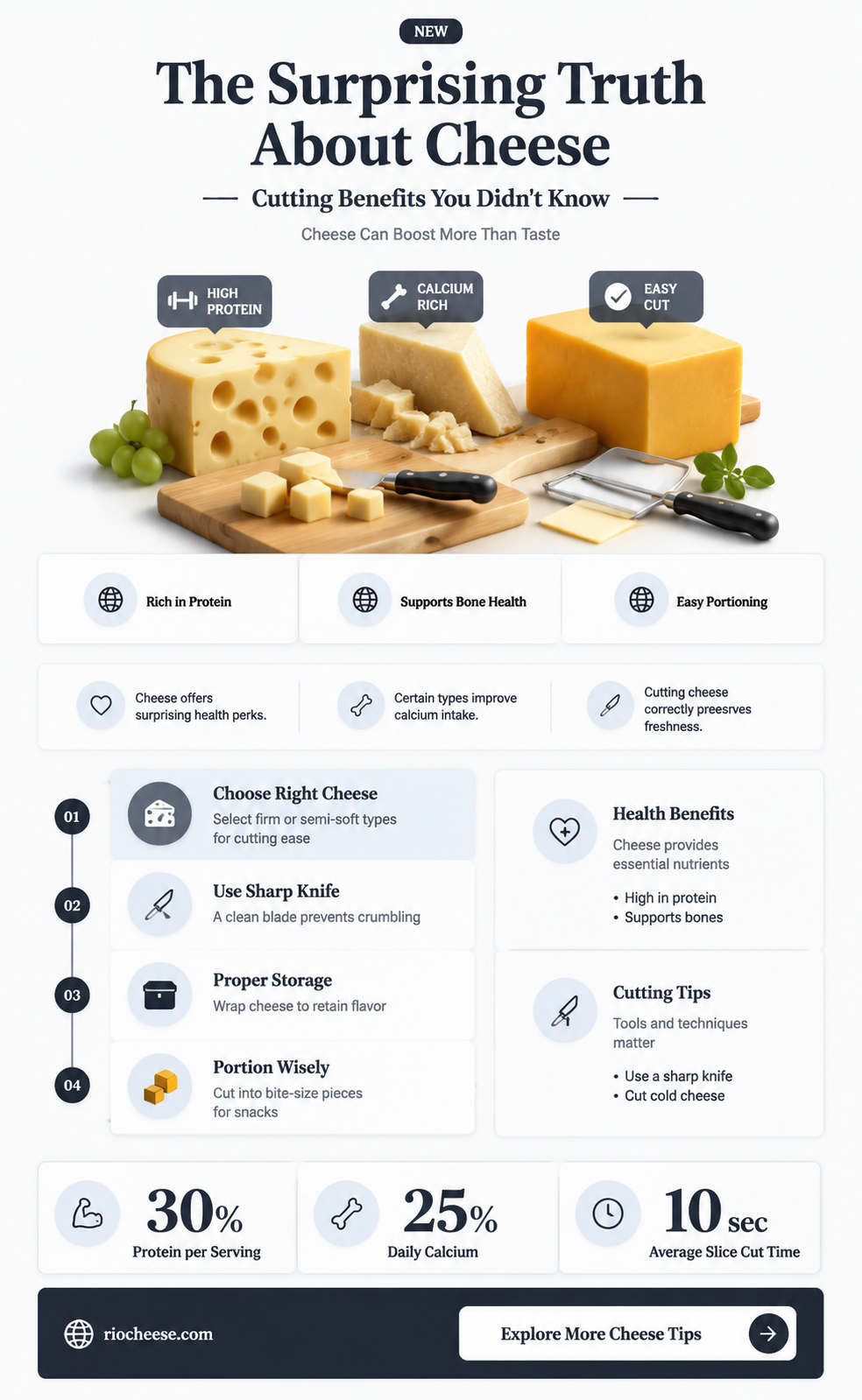 is cheese good for cutting