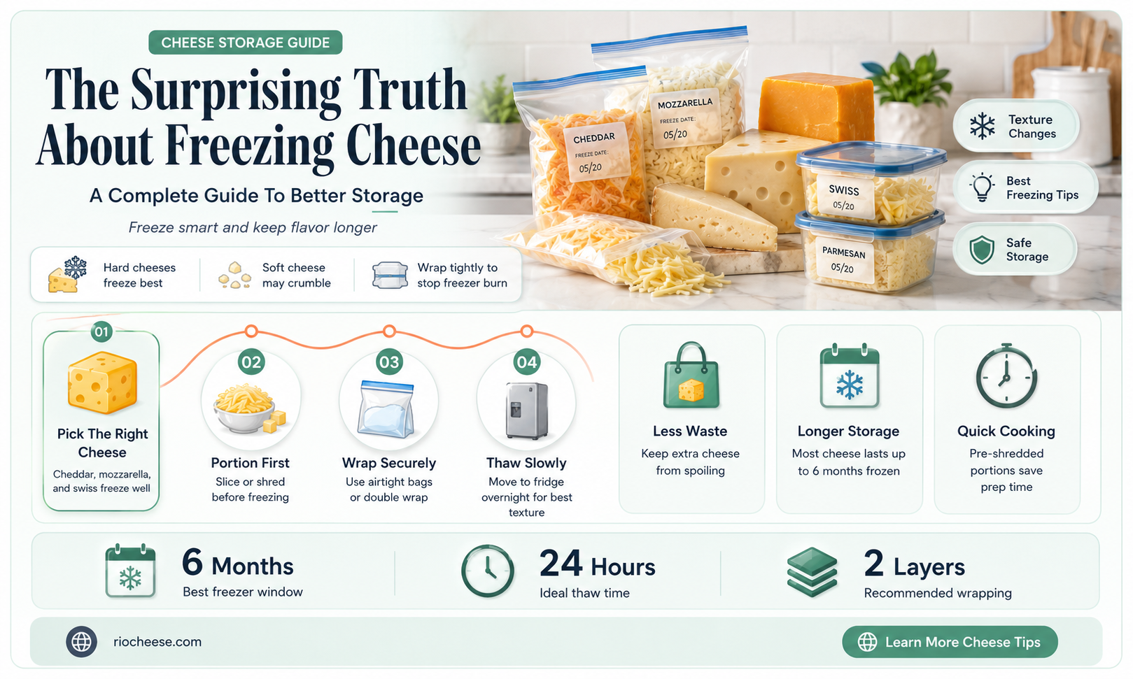 can you feeze cheese