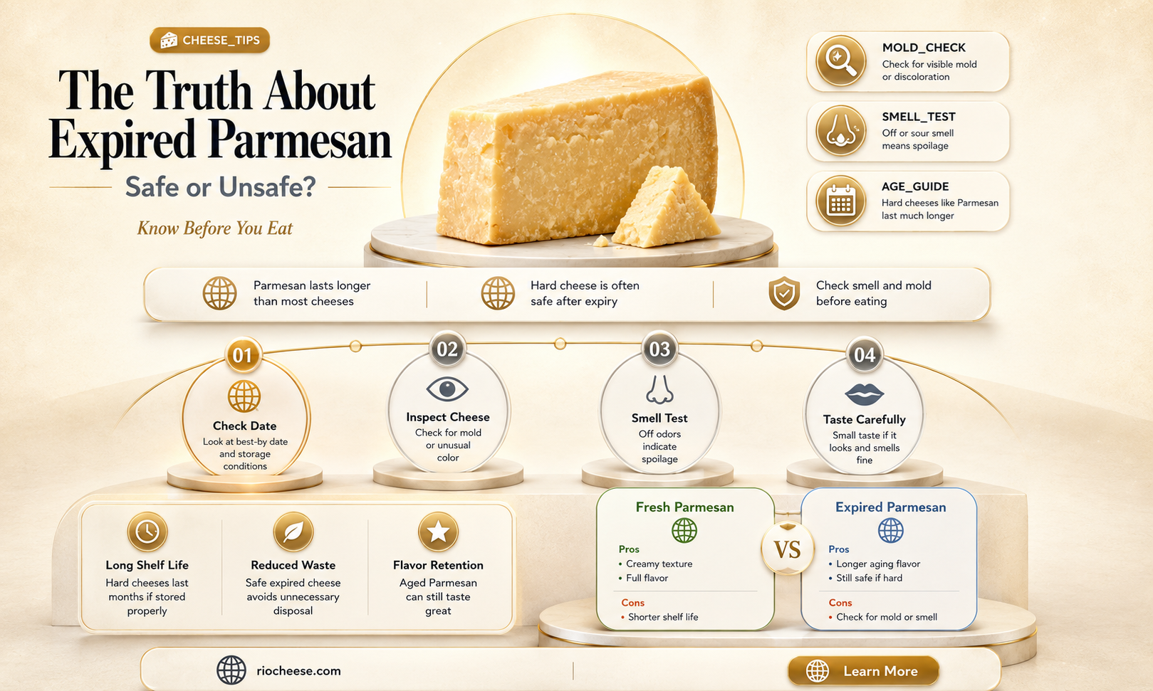 is expired parmesan cheese safe to eat