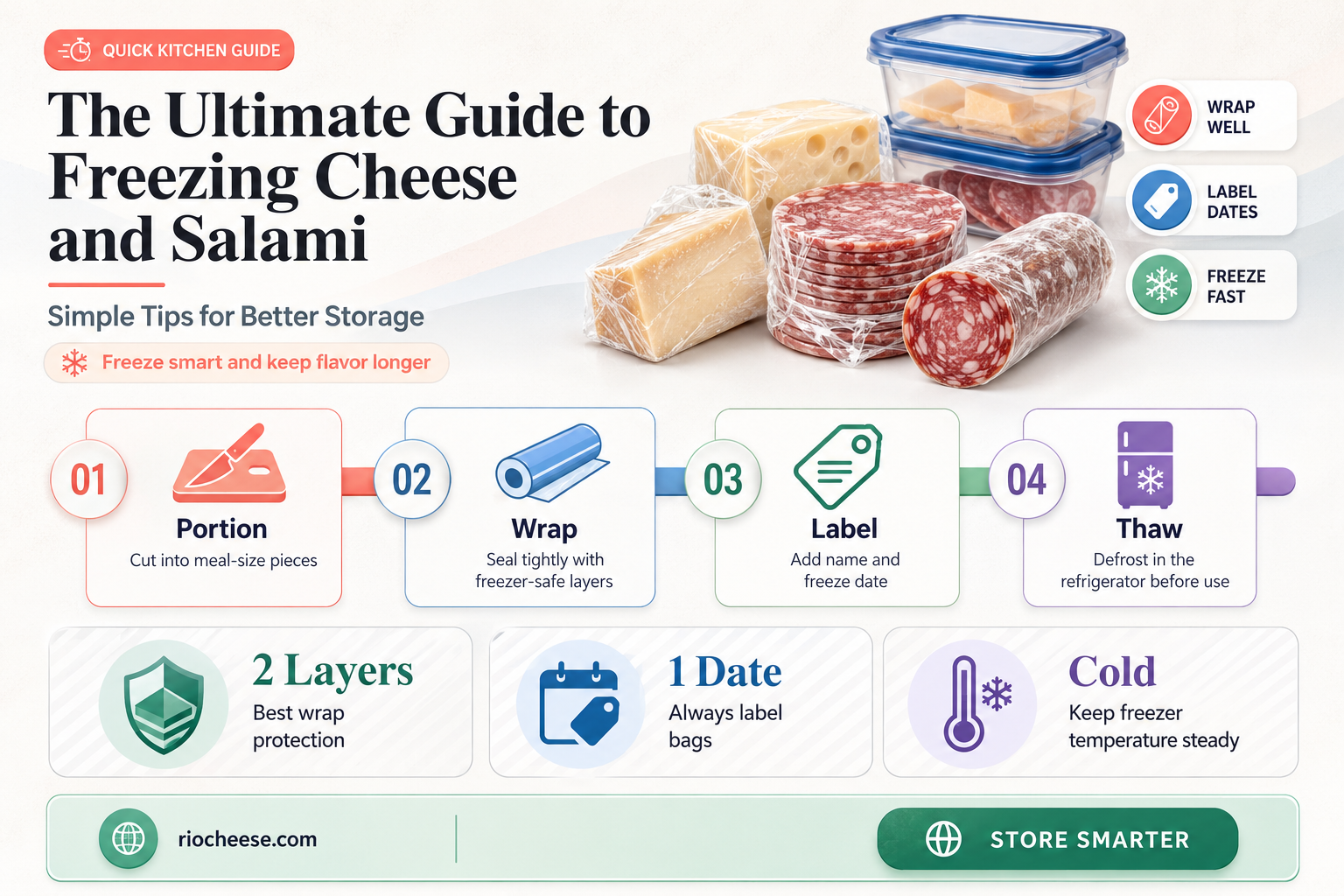 can you feeze cheese and salami