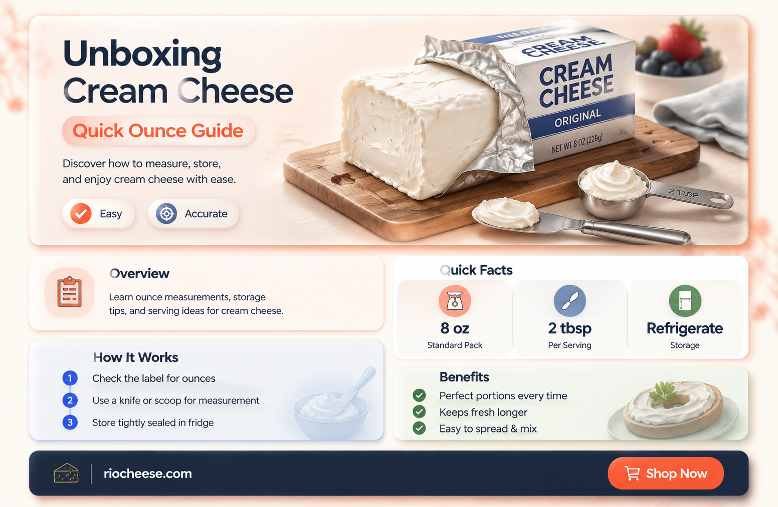 how many ounces in a box of cream cheese