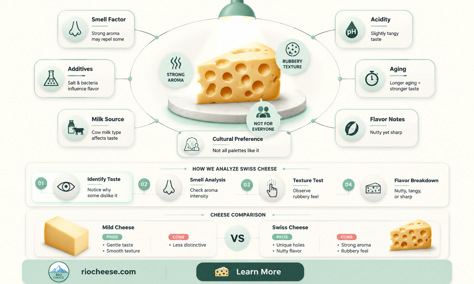 why does swiss cheese taste bad