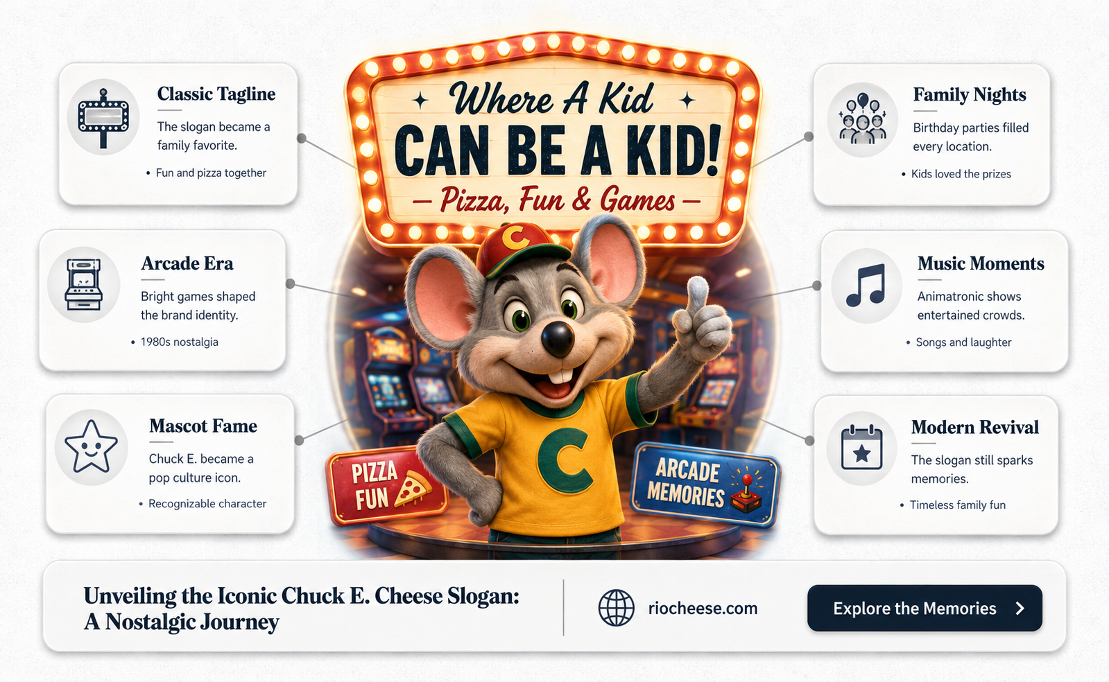 what is the chuck e cheese slogan