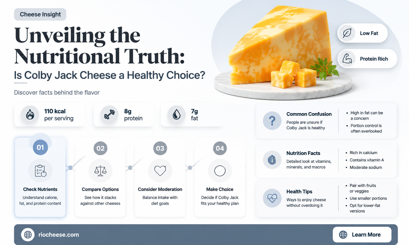 is colby jack cheese healthy