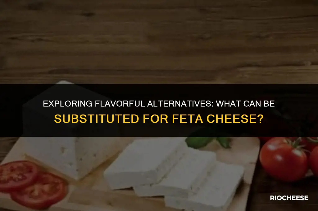 what can be substituted for feta cheese