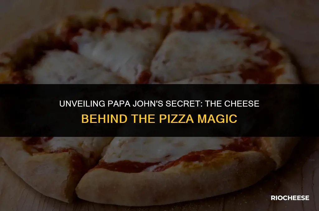 what cheese does papa john