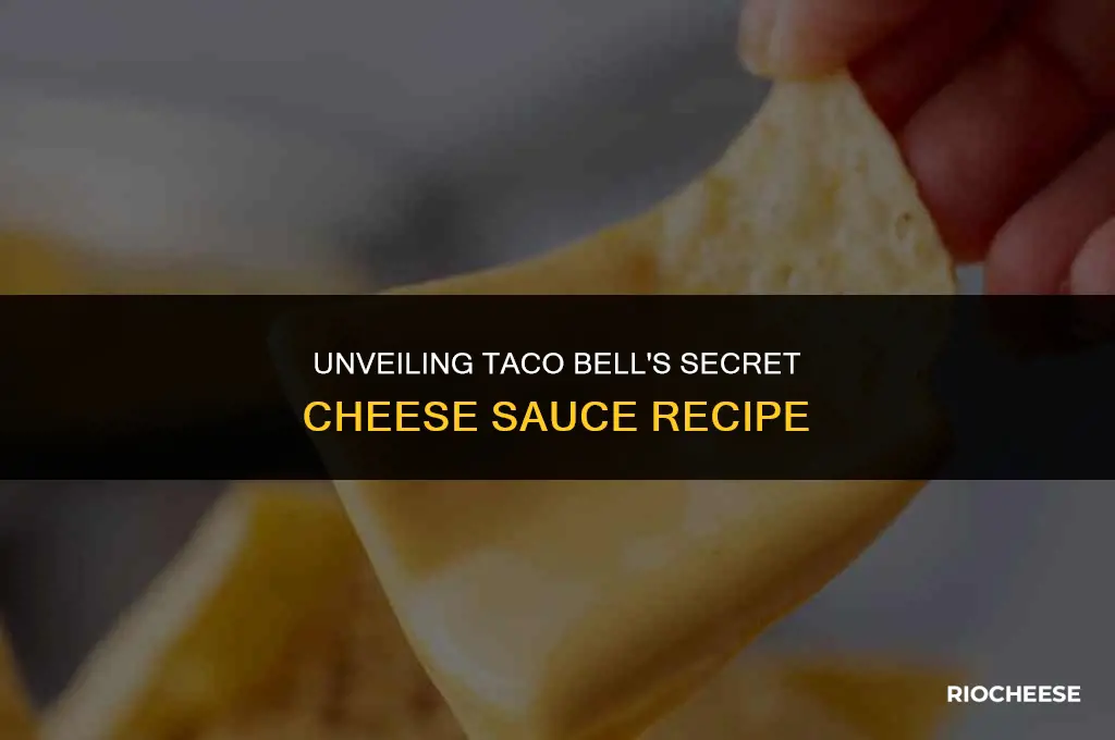 what cheese sauce does taco bell use