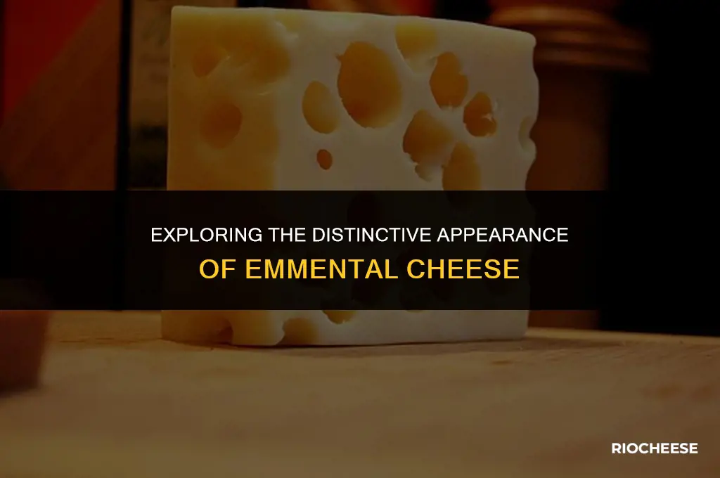 what does emmental cheese look like