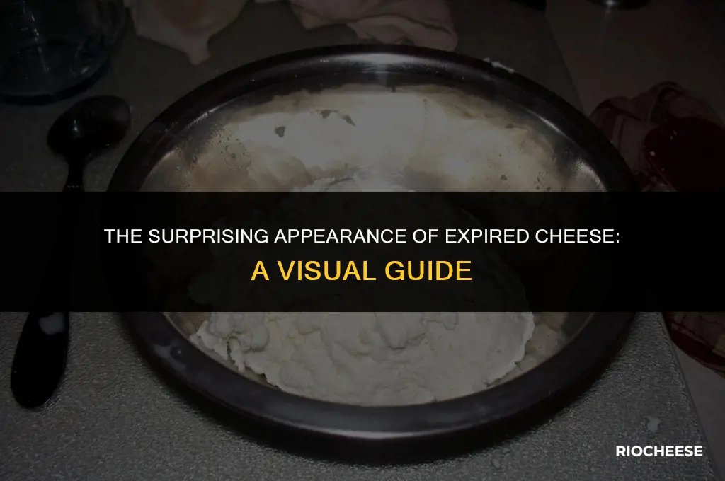 what does expired cheese look like
