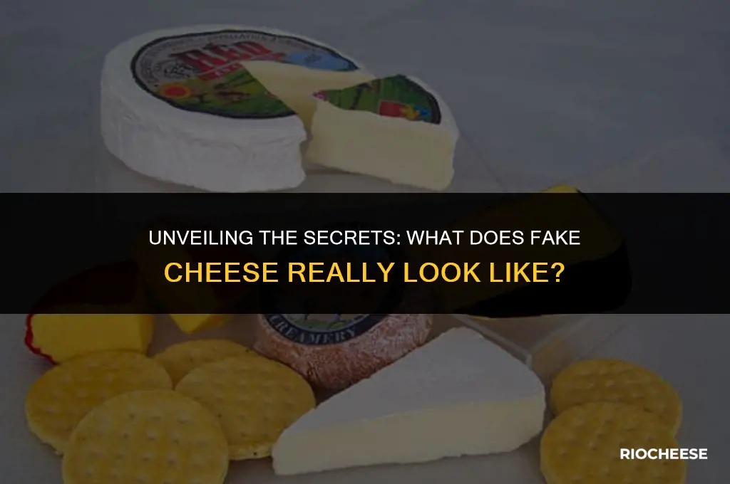 what does fake cheese look like