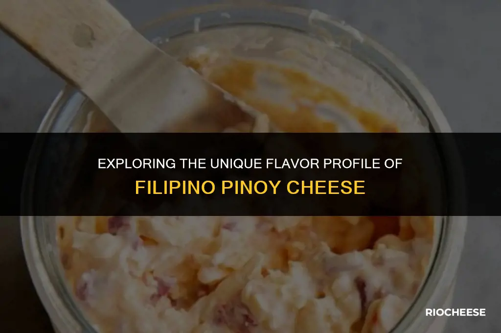 what does filipino pinoy cheese tase like