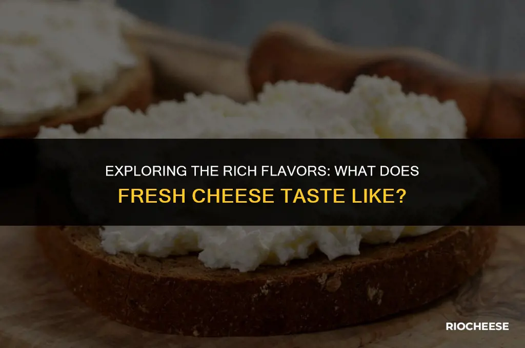 what does fresh cheese taste like