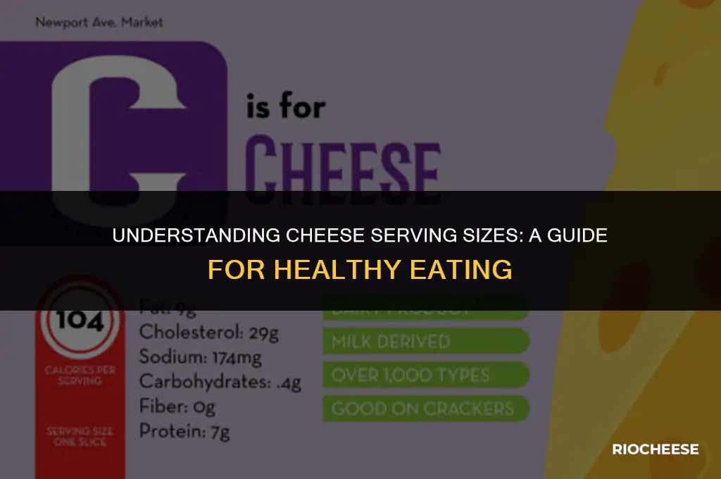 what is a serving size of cheese